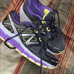 New balance 850 V4 size 7 purple neon yellow black